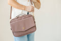 Book & Bible Bag Crossbody in Lavendar