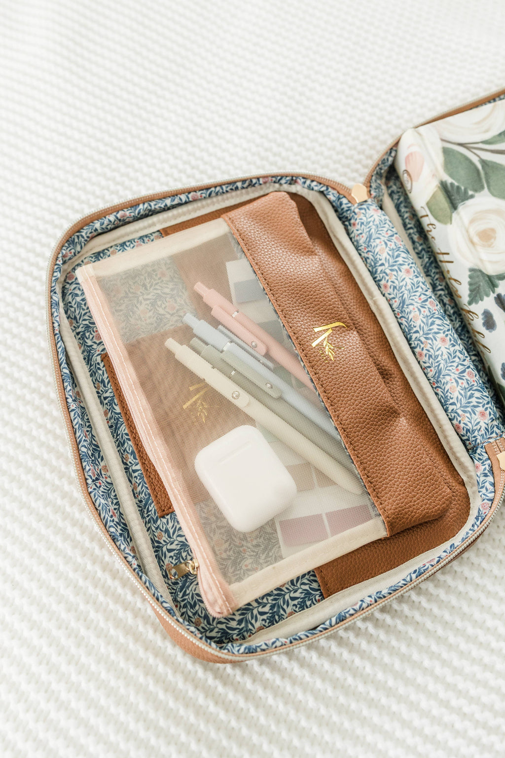 Book & Bible Bag Crossbody in Camel
