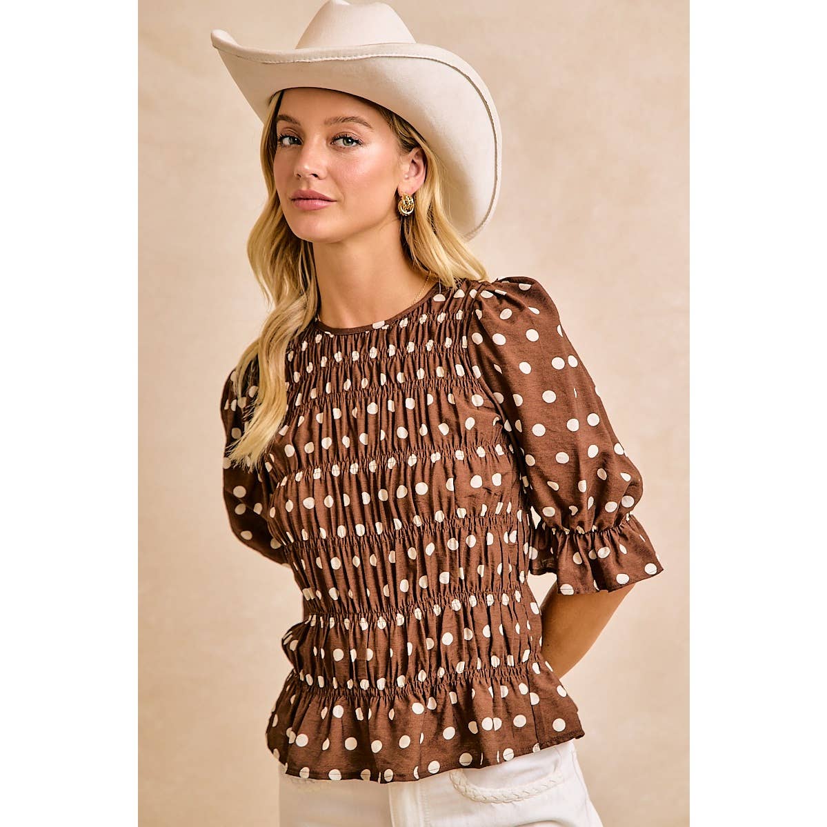 Darling Dotted Blouse