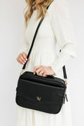 Book & Bible Crossbody Bag in Black