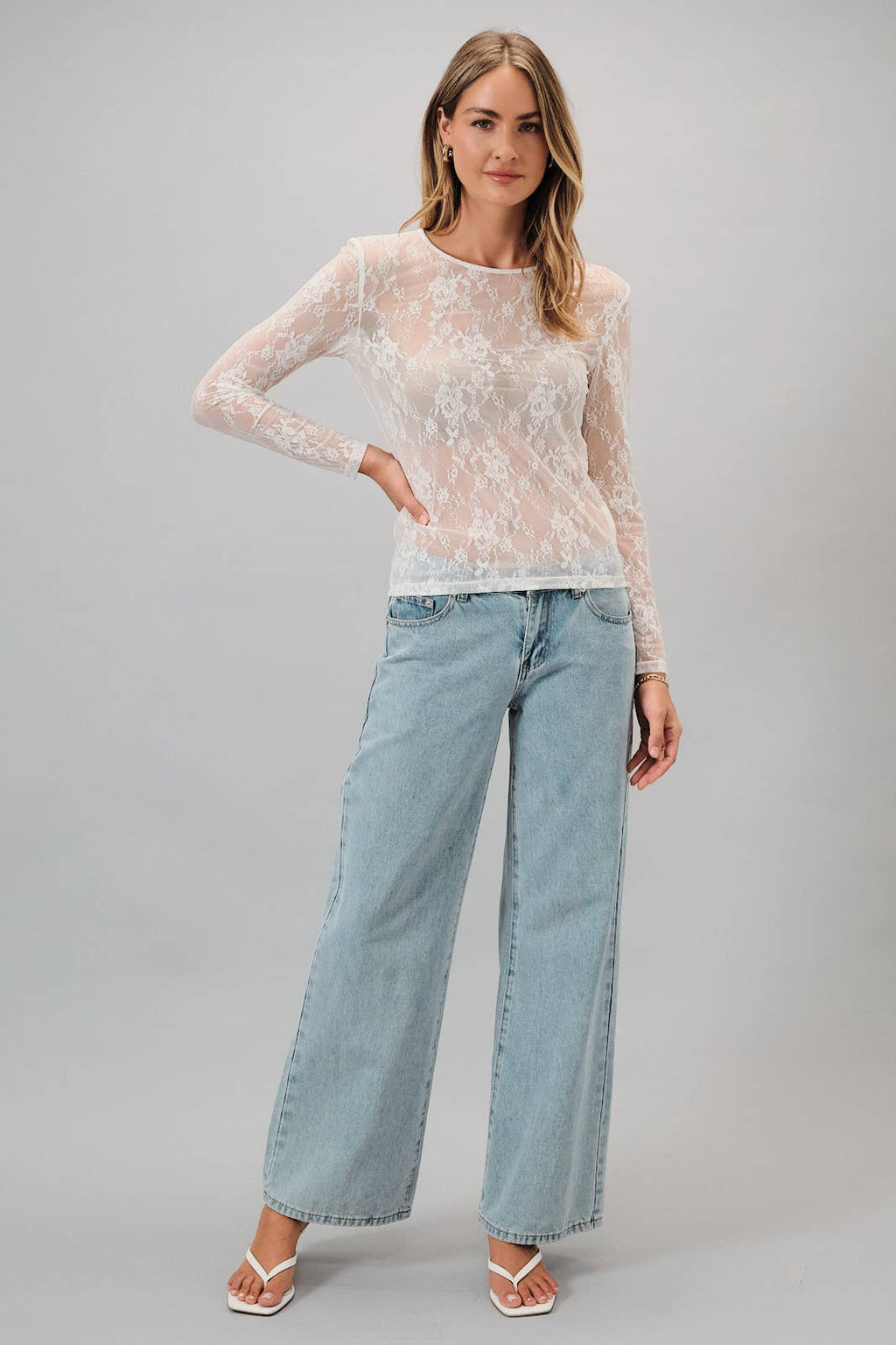 White Lace Undershirt