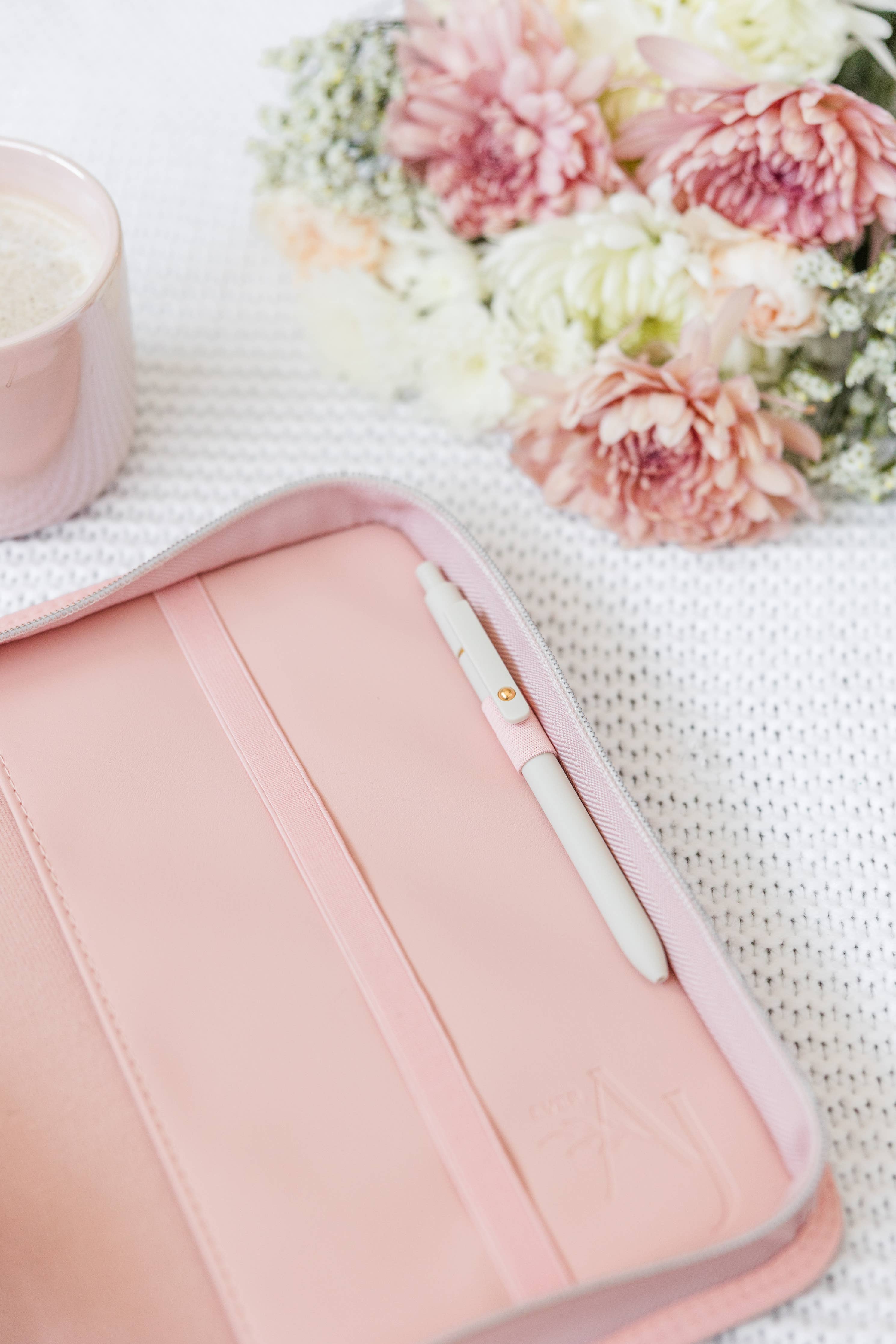 Book & Bible Crossbody Bag in Blush