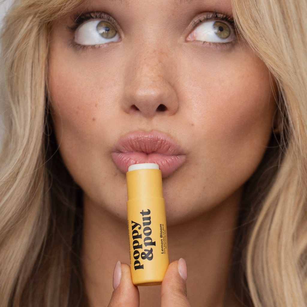 Poppy & Pout Lemon Bloom Lip Balm